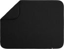 S&T INC. Dish Drying Mat XL, 18” x 24”, Absorbent Microfiber Kitchen Counter Mat, Dish Drying Pad for Dishes, Utensils, Pots and Pans, Extra Large, Black by CozyNest Decor