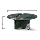 Luxury Coffee Table With Unique Veining, Unique Stone Design by HouseOfZazla
