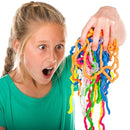 Steve Spangler Science String Slime Deluxe Kit, Includes Pink, Blue, Yellow & Clear (3.4 oz. Each) – DIY Slime Science Experiment Kit for Kids, Learn/Teach Science of Polymers, Exciting STEM Activity by TinyTreasures Baby Boutique