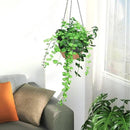 3 Pack Hanging Planter Indoor Outdoor Flower Pots 7/6.5/5 Inch, Self-Watering Hanging Pot with Drainage Holes Hanging Baskets Holder Plant Pots for Garden (Black) by GreenHaven Gardens