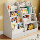 4 Tier Kids Bookshelf, 4 Layer Sling Kids Book Shelf for Kids Rooms,Wood Children Bookcase,Baby Storage Book Rack,Toddler Bookshelf, Book and Toy Organizer,Book Display Shelf for Bedroom, Nursery by TinyTreasures Baby Boutique