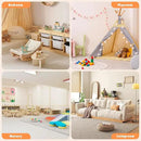 Kids Toy Storage Organizer with 3 Removable Plastic Bins Toddler Montessori Bookshelf with Stuffed Animal Net Holder Baby Bookcase Plush Organizer for Playroom, Bedroom,Kids Room,Classroom,Nursery by CozyNest Decor