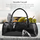 Wine Clutch Bag (Thermal Insulated) Trendy Women’s Carry Tote | Holds Red & White 750mL Bottles | Trendy Fashion | Incl. Portable Waiter-Style Corkscrew by TinyTreasures Baby Boutique