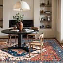 Lahome Oriental Washable Rug 6x9, Non-Slip Ultra-Thin Living Room Area Rug, Stain Resistant Vintage Carpet for Bedroom Dining Room Office by TinyTreasures Baby Boutique