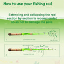 Kids Fishing Pole Set, Kids Fishing Rod and Reel Combo and Fishing Net Tackle Box with Fishing Lures Hooks and Bag for Boy, Girl, Youth, Beginner, Over 3 Years Old by TinyTreasures Baby Boutique