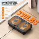 Vibration Plate Exercise Machine, OVANZA Whole Body Vibration Plate for Lymphatic Drainage, Burns Fat, Helps Toning, Weight Loss Shaping Wellness for Home Training Equipment by CozyNest Decor