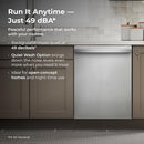 Kenmore 22-14625 24" Built-In Dishwasher - Quiet Tub with TurboDry, Leak, & SmartWash Soil Detection - 15 Place Settings - 49 DBA - ENERGY STAR Certified - Fingerprint Resistant Stainless Steel by TinyTreasures Baby Boutique