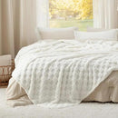 Bedsure GentleSoft King Size Blanket for Bed - Super Soft Cozy Blankets for Women Men Girls, Large Fuzzy Fleece Throw for Bedroom Decor, White,108x90 Inches by CozyNest Decor