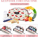 Small Cooler Bag Freezable Lunch Bag for Work School Travel,Leak-proof Small Lunch Bag,Small Insulated Bag For Kids/Adults,Freezer Lunch Bags,Freezable Snack Bag,Mini Lunch Bag Fit For Yogurt by TinyTreasures Baby Boutique