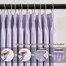 KEQIAOSUOCAI Pinch Pleated Lavender Blackout Curtains 72 Inches Long, Sound & Light Reducing Room Darkening Drape for Girl's Bedroom(Lavender, 2 Panels, W40 x L72) by TinyTreasures Baby Boutique