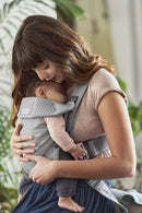 BabyBjörn Baby Carrier Mini, Gray, 3D Mesh | Newborn Carrier (7-25 lbs), Ergonomic, Easy-to-Use by TinyTreasures Baby Boutique