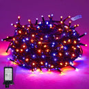 Halloween 300 LED String Lights,105FT String Lights with 8 Modes&Timer Function, Purple and Orange Halloween Lights Plug in for Party Carnival Supplies, Outdoor/Indoor Yard Garden Decor by GreenHaven Gardens