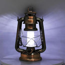 YAKii LED Vintage Lantern Metal Hanging Hurricane 12 LED Dimmer Switch Cold White Battery Operated Power Outage Indoor Camping Lighting Outdoor Brooklyn (Copper 2 Pack) by CozyNest Decor