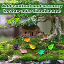 Barydat 40 Pcs Miniature Frog Figurines Luminous Mini Resin Frog Figures Model Garden Decor DIY Terrarium Craft Ornament Accessories for Moss Landscape Decoration (0.98 x 0.98 Inch) by GreenHaven Gardens