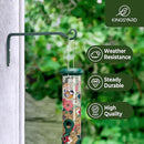 Kingsyard 2-Pack Wall Plant Hanger Outdoor - Heavy Duty Metal Hanging Bracket Hooks for Hanging Plant Bird Feeders Lanterns Wind Chimes Outdoor & Indoor, 15-Inch/Green by GreenHaven Gardens