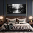 Abstract Painting Canvas Wall Art Living Room Black Wall Decor for Bedrom Home Office Decor Large Picture Frames for Wall 29 x 58 Inch by CozyNest Decor