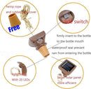 YJFWAL Upgraded 12 Pack Solar Wine Bottle Lights, 20 LEDs Waterproof Copper Light, Bottle Light Fairy Cork String Lights for Yard Patio Decor, DIY Birthday Gift for Mom Grandma Girlfriend(Warm White) by CozyNest Decor
