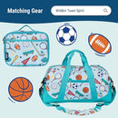 Wildkin 12-inch Kids Backpack – Padded, Adjustable, Ideal for Daycare & Travel - Team Spirit by TinyTreasures Baby Boutique
