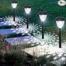 GOODFOEVER Solar Pathway Lights Outdoor, 10 Pack Solar Lights Outdoor Waterproof for Outside, Garden Decor for Yard, Patio, Landscape, Planter, Walkway, Driveway by GreenHaven Gardens
