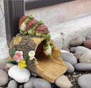 Turtle Statues Gutter Downspout Extension Statues Garden Decoration,Resin Statue Outdoor Decor,Animal Downspout Diverter,Decorative Gutter Extension,3"×4" Downspout Extender Diverter Splash Block by GreenHaven Gardens