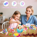 Plunack Flower Bouquet Toys Kits for Kids Age 4-8, Flower Press Kit DIY Flowers Making Craft Kit for 4 5 6 7 Year Old Girls Arts & Crafts Toys Educational Handmade Activity Set, Gift for Girls 3+ by TinyTreasures Baby Boutique
