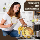 Norme 3 Quart Stainless Steel Gold Colander Gold Fine Mesh Strainer, Stainless Steel Pasta Rice Food Metal Strainer with Handles, Easy Clean and Dishwasher Safe by CozyNest Decor