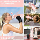 Water Bottle, 32 oz Motivational Water Bottles with Time Marker-Tritan & BPA Free, Sports Water Bottle with Time to Drink & Strap, Wide Mouth, Leakproof -Gift for Christmas Gym Fitness & Outdoor by CozyNest Decor
