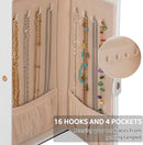 AKOZLIN 6-Tier Jewelry Box Lockable Leather Jewelry Storage Case with 5 Drawers for Women Girls Ring Necklace Earring Bracelet Holder Organizer with Mirror by TinyTreasures Baby Boutique