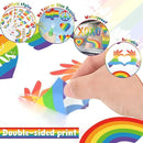 9 Sheets LGBT Rainbow Window Clings, Pride Decorations Window Cling, Gay Love Heart Stickers, Double-Side Pride Wall Clings Decals for Pride Day LGBTQ Rainbow Party Parades Supplies Decor by CozyNest Decor