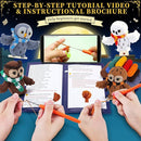 Crochet Kit for Beginners - 4 PCS Owl Crochet Kit with Step-by-Step Video Tutorials, Beginner Crochet Kits for Adults, Crochet Animal Kit for Kids, Crochet Magical Owls Set (White&Brown&Gray&Coffee) by TinyTreasures Baby Boutique