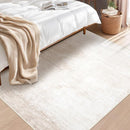 MXSANYOO Area Rug 3x5 Modern Abstract Beige Washable Non Slip Stain Resistant Indoor Rectangular Bedroom Kitchen Entryway Office by TinyTreasures Baby Boutique