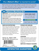 Airmax Nature's Blue Pond Dye 4X Concentrate for Outdoor Ponds & Lakes, Natural Pond Colorant & Beauty Enhancer, Block Ultraviolet Rays, Fish, Bird & Livestock Safe, Easy Liquid Application, 1 Quart by GreenHaven Gardens