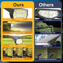Fabrito 72 LEDs Solar Spot Lights Outdoor Waterproof, 3 Modes Landscape Spotlights, Dusk to Dawn Solar Powered Flood Wall Lights for Outside, Solar Garden Lights for Yard Porch 10 Pack (Cool White) by GreenHaven Gardens