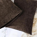 CaliTime Throw Pillow Covers Decorative 20 X 26 Inches Pack of 2 Cozy Chenille Standard Pillow Shams Cases for Couch Sofa Bed Living Room Home Coffee by CozyNest Decor