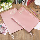 Planner 2025-2026 - JUL 2025 - JUN 2026, Academic Planner 8.5" x 11", 2025-2026 Planner Weekly and Monthly, Leather Cover Planner with Thick Paper, Back Pocket with Notes Pages - Rose Gold by TinyTreasures Baby Boutique