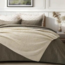 Chunky Chenille Knit Throw Blanket for Couch, Soft Luxurious Moss Stitch Blankets for Bed, Cozy Decorative Farmhouse Knitted Throws for Sofa, Beige, 60" x 80" by CozyNest Decor