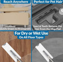 X3 Mop, Separates Dirty and Clean Water, 3-Chamber Design, Flat Mop and Bucket Set, Hands Free Home Floor Cleaning, 3 Reusable Microfiber Mop Pads Included by CozyNest Decor