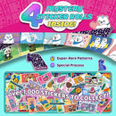 MooCubic Stickers Friendship Bracelet Making Kit, 16 Rolls (160 Cute Stickers), Wearable Shareable DIY Jewelry Craft Set for Kids Girls Boys Ages 3 +, Birthday Creative Gift for Child 5 6 7 8, Blue by TinyTreasures Baby Boutique