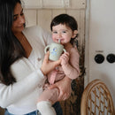 mushie x Bluey 100% Silicone Training Cup & Straw for Toddlers | 6 Months+ (Bluey Ivory) by TinyTreasures Baby Boutique