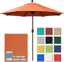 EliteShade USA 10-Year-Non-Fading 10Ft Market Umbrella Patio Umbrella Outdoor Table Umbrella with Ventilation, Rust by GreenHaven Gardens