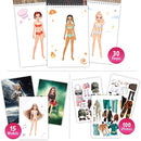 Sticker Dress up My Dream Job - Sticker Activity Book for Kids. Learn Girls Fashion Design Career Themed with Stickers and Guides for Kids 5 and up.100+ Stickers by TinyTreasures Baby Boutique