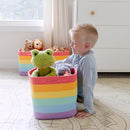 NaturalCozy Storage Cubes 11 Inch Cotton Rope Woven Baskets for Organizing, 3-Pack | Cube Storage Bin | Square Storage Baskets for Shelves Organizer, Classroom, Kids Toy Bins, Closet, Baby Nursery by TinyTreasures Baby Boutique