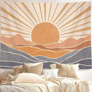 Lunerfex Boho Sun Tapestry Sunset Wall Tapestry, Mountain Tapestries for Bedroom 80s Tapestries Wall Hanging for Bedroom Living Room Decor Boho-3 60"x80" by CozyNest Decor