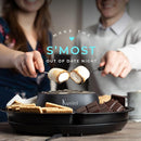 Kusini Smores Maker Tabletop Indoor - Flameless Electric Marshmallow Roaster – 4 Detachable Trays & 4 Roasting Forks – Gift Set & Date Night Idea. Movie Night Supplies & Housewarming Gift by TinyTreasures Baby Boutique