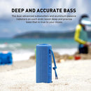 MIATONE Boombox Outdoor Portable Bluetooth Speakers Wireless Speaker Waterproof - Blue by TinyTreasures Baby Boutique