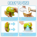 Bath Bubble Machine - Bubble Bath Maker with Lights & Music - Baby Bath Toys Bubble Maker for Bathtub - Dinosaur Toys for Kids 2-4, Strong Suction BPA Free by TinyTreasures Baby Boutique