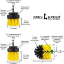 Drill Brush Attachments for Cleaning Shower, Bathroom, Grout, Tile, Bathtub, Bath Mat, Sink, Tile, Porcelain, Fiberglass, Cast Iron, Flooring – Grout Cleaner Drill Brush Set - Bathroom Accessories Kit by CozyNest Decor