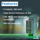 Shelly Pro 2 | Wi-Fi & LAN, 2-Channel Smart Relay | Home & Facility Automation | Compatible with Alexa & Google Home | iOS Android App | Lights Automation | Controller for Motorized Valve by GreenHaven Gardens