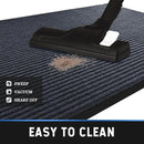 fani 2 PCS Heavy Duty Large Outdoor Indoor Entrance Doormat Grey Waterproof Low Profile Entrance Rug Front Door Mat Patio Anti-Skid Rubber Back, 35x60 inch (Grey) by GreenHaven Gardens
