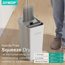 JOYMOOP Hands-Free Self-Cleaning Microfiber Mop and Bucket with Wringer Set for Home, Mops for Floor Cleaning and Wall Cleaner, Hardwood, Tile, Laminate, Vinyl Floors, Smooth Walls, and Glass Windows by CozyNest Decor